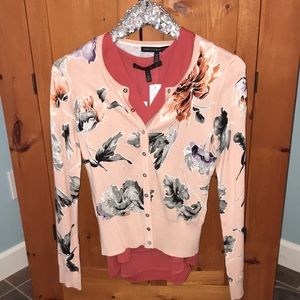 WHBM sweater (XS) & shell sz 0) NWTS